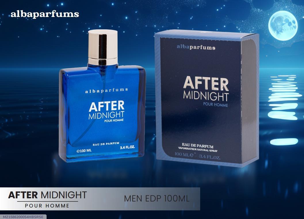 Alba After Midnight Pour Homme EDP 100ml – Men's Blue Bottle Perfume