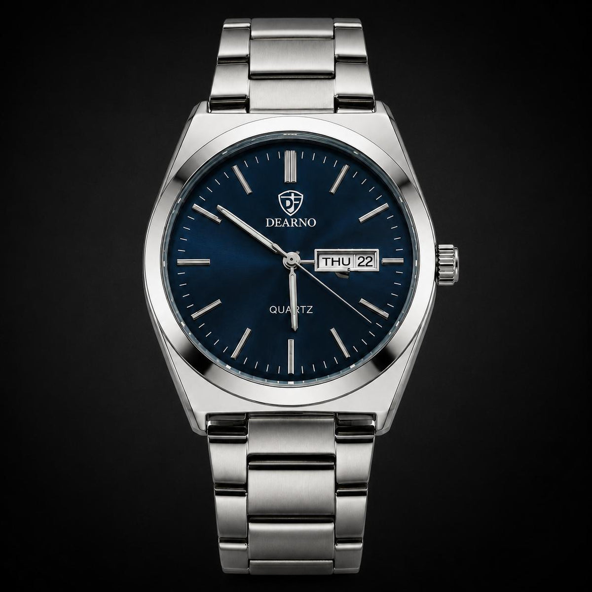 Dearno Premium Men’s Quartz Watch – Day & Date