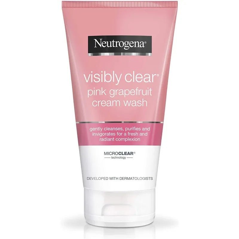 Neutrogena Visibly Clear Pink Grapefruit Cream Wash | Imported Daily Face Cleanser