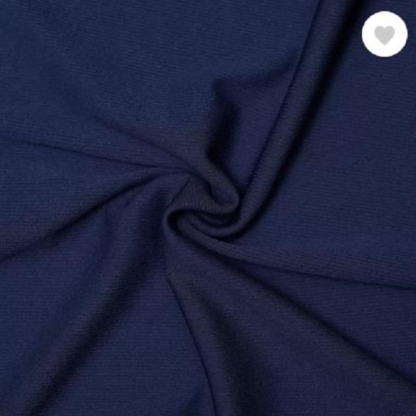 Men's Premium Cotton Polo Shirt – Round Neck – Navy Blue