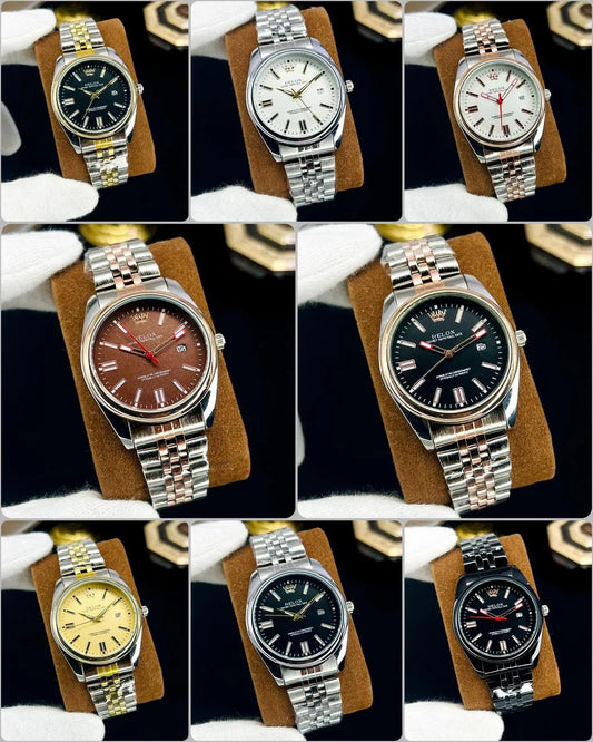 Imported Analog Watch Set of 2 for Men – Bold Multicolor Everyday Style