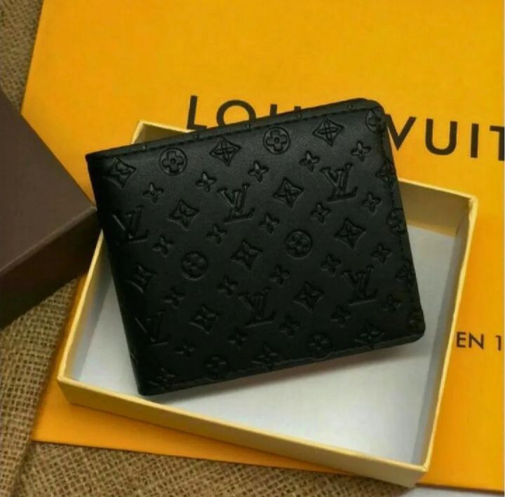 Premium LV-Style Leather Wallet for Men – Elegant & Stylish (with out box)
