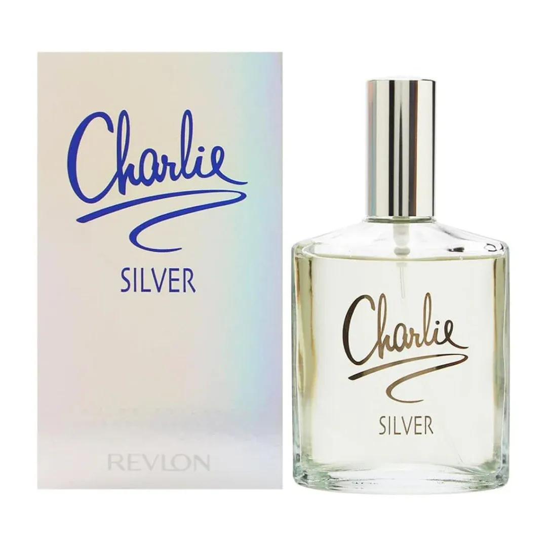 Revlon Charlie Silver Eau de Toilette 100ml – Unisex Floral Powdery Perfume