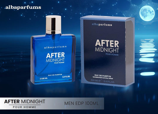 Alba After Midnight Pour Homme EDP 100ml – Men's Blue Bottle Perfume