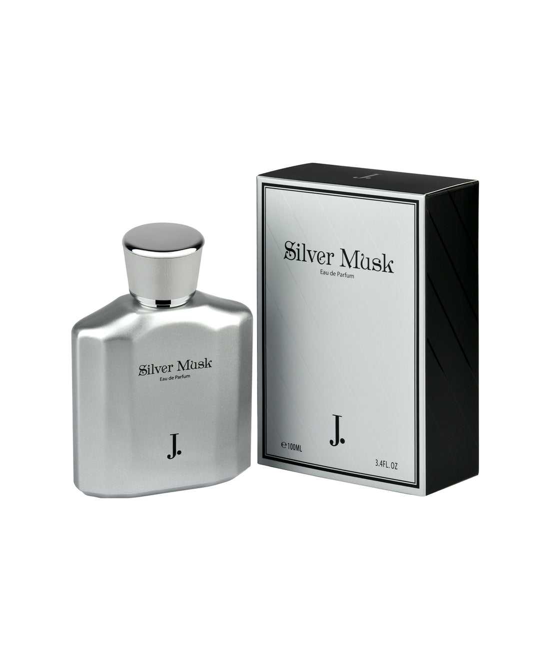 J. Silver Musk Eau de Parfum – 100ml | Warm, Musky & Sophisticated Fragrance for Men