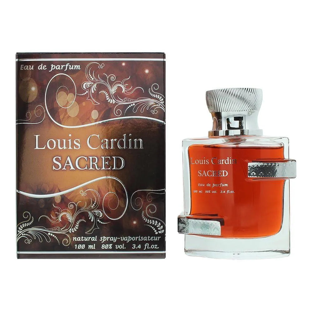 Louis Cardin Sacred Eau De Parfum 100ml – Unisex Oriental Woody Fragrance