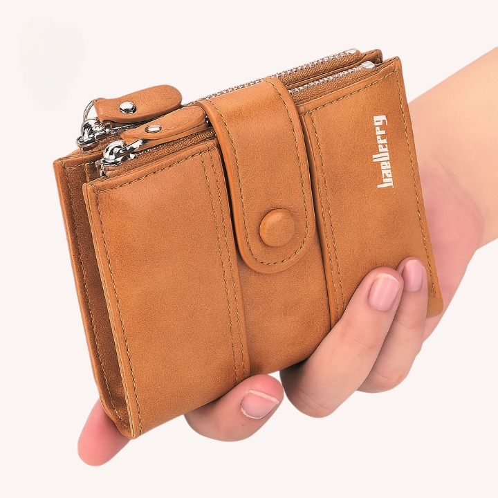 Baellerry Buffalo Leather Trifold Wallet