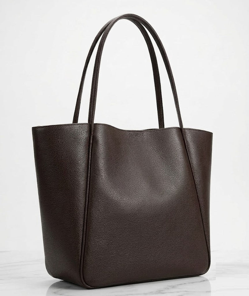 Classic Leather Tote Bag for Women | Elegant, Spacious & Timeless Style