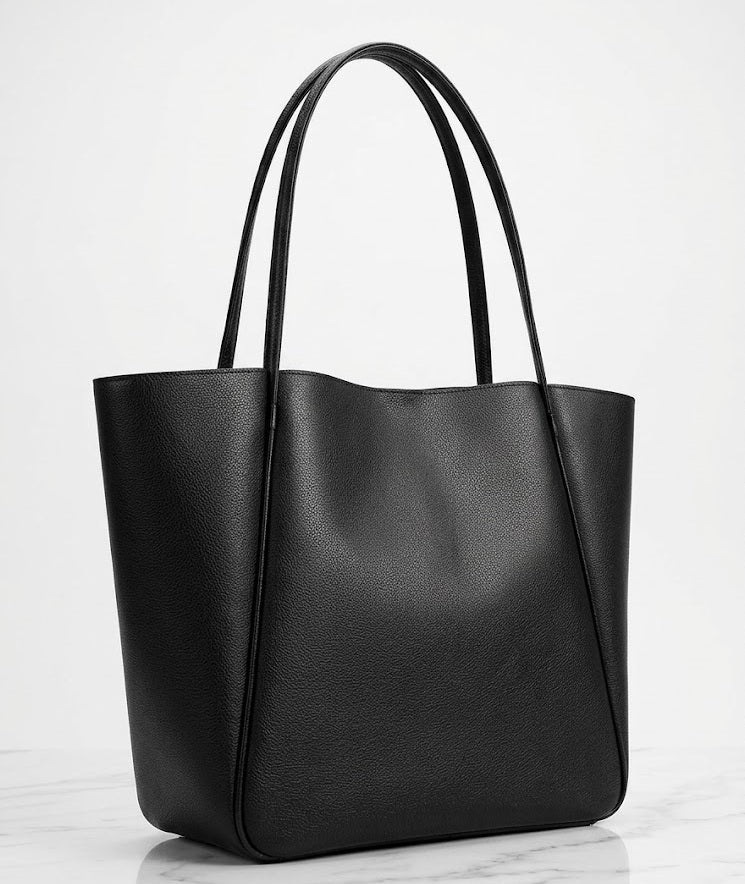 Classic Leather Tote Bag for Women | Elegant, Spacious & Timeless Style