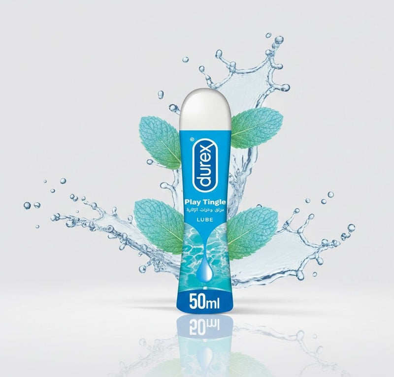 Durex Play Tingle Water-Based Lubricant 50ml – Cooling Sensation & Smooth Comfort