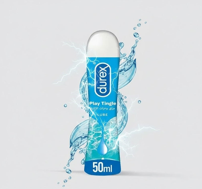 Durex Play Tingle Water-Based Lubricant 50ml – Cooling Sensation & Smooth Comfort