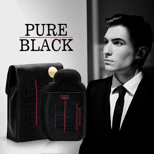 Creation Lamis Pure Black Eau de Toilette for Men 100ml – Spicy Woody Fragrance