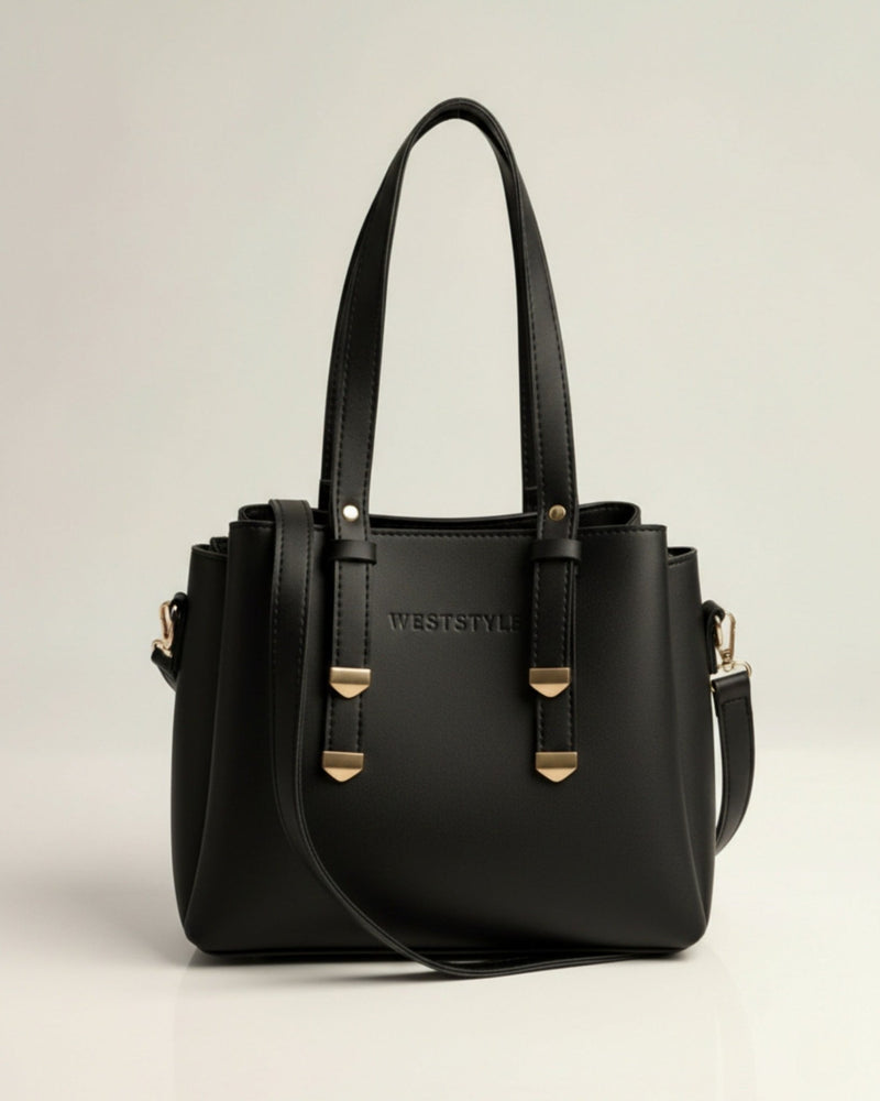 Elegant Handbag with Detachable Shoulder Strap – Stylish Carry for Work & Casual Wear