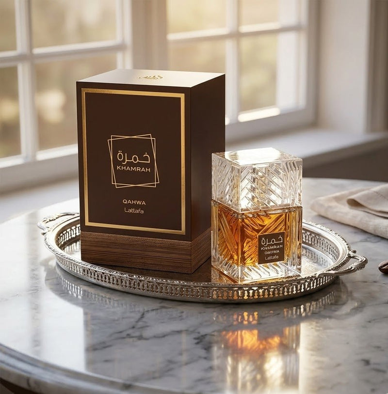 Imported Lattafa Khamrah Qahwa EDP – Warm Coffee & Spice Luxury Scent