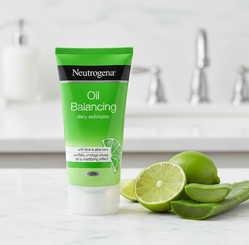 Neutrogena Oil Balancing Daily Exfoliator (Oil-Free) | Imported Face Scrub