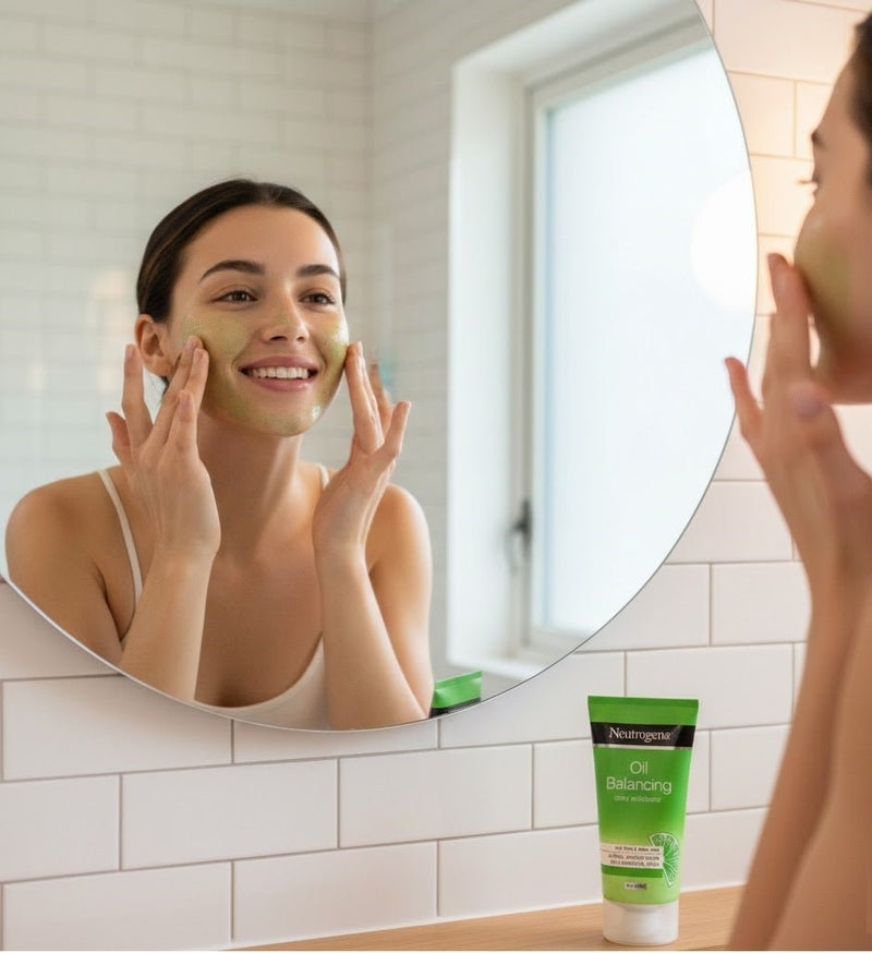 Neutrogena Oil Balancing Daily Exfoliator (Oil-Free) | Imported Face Scrub