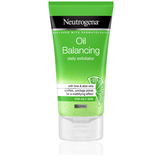 Neutrogena Oil Balancing Daily Exfoliator (Oil-Free) | Imported Face Scrub