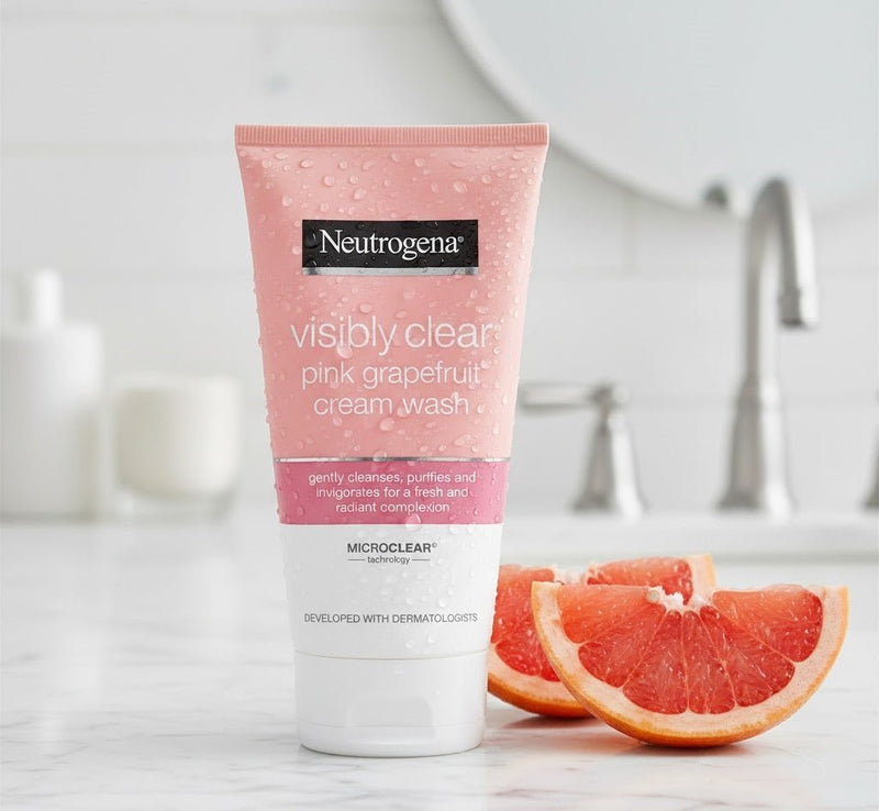 Neutrogena Visibly Clear Pink Grapefruit Cream Wash | Imported Daily Face Cleanser