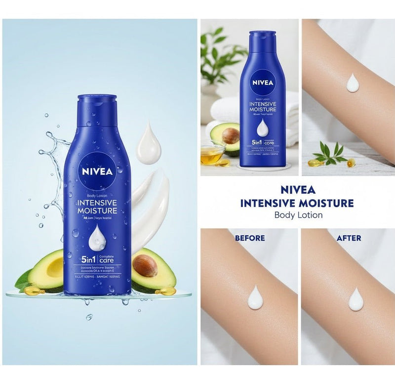 NIVEA - Imported Body Lotion Intensive Moisture 5-in-1 Complete Care (48h)