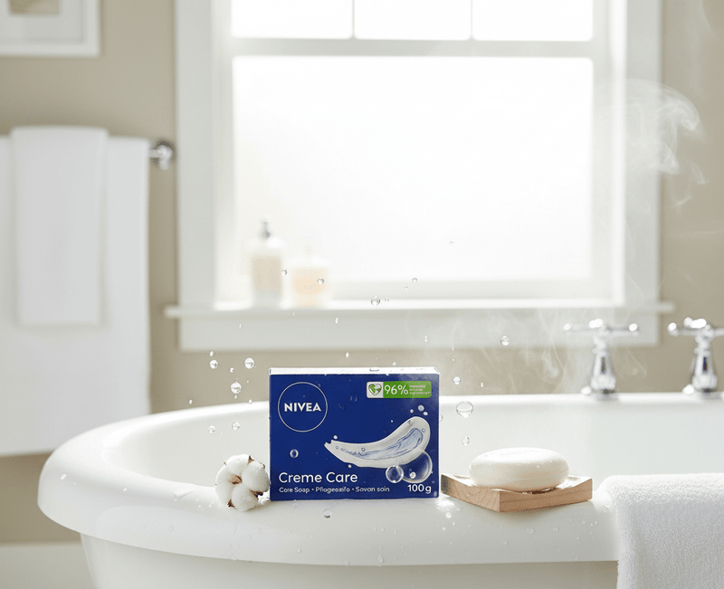 Nivea Creme Care Soap Bar 100g | Soft, Moisturized Skin | Imported