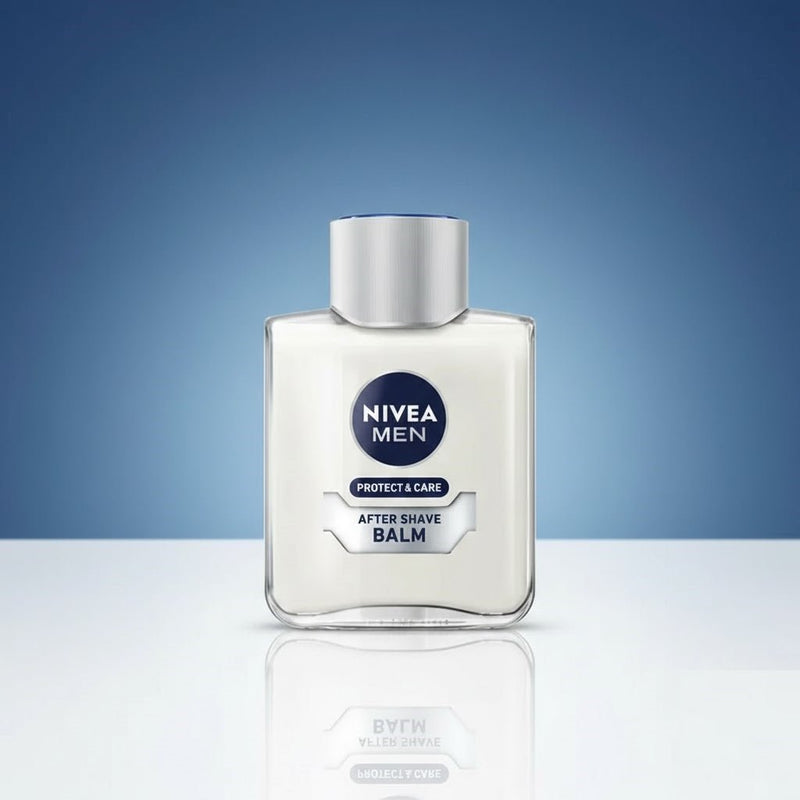 NIVEA MEN Protect & Care After Shave Balm 100ml– Soothing Hydration & Skin Protection