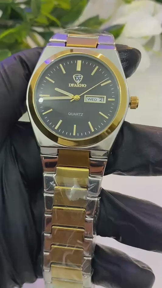 Dearno Premium Men’s Quartz Watch – Day & Date