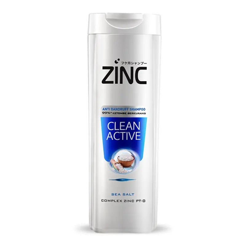 ZINC Clean Active Sea Salt Anti-Dandruff Shampoo – Deep Scalp Cleansing & Freshness